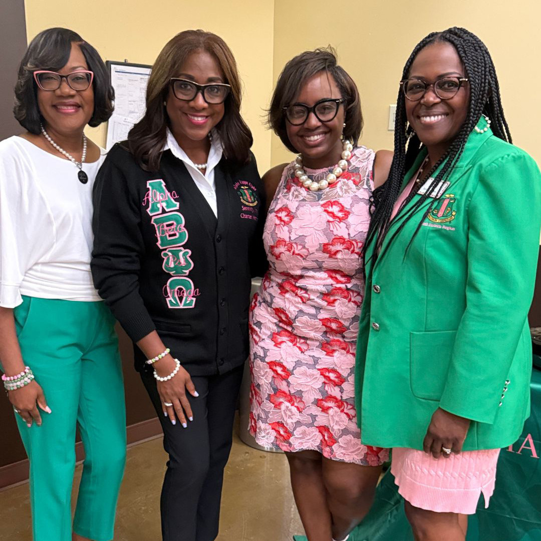 Roz with AKA sorors